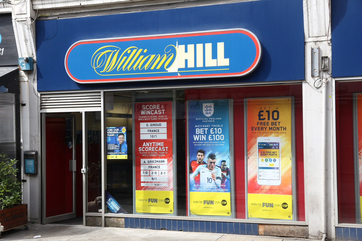 William Hill betting shop in London