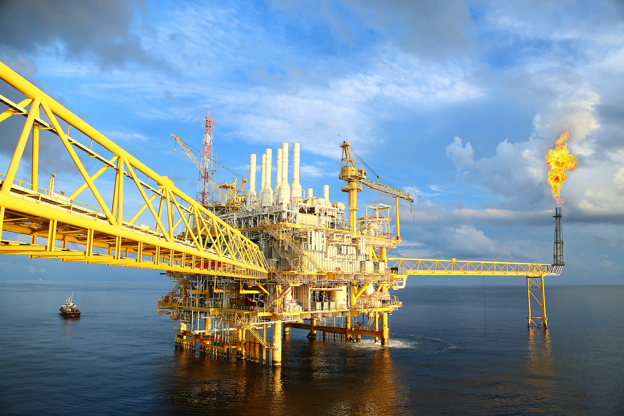 Gulf of Mexico offshore oil rig