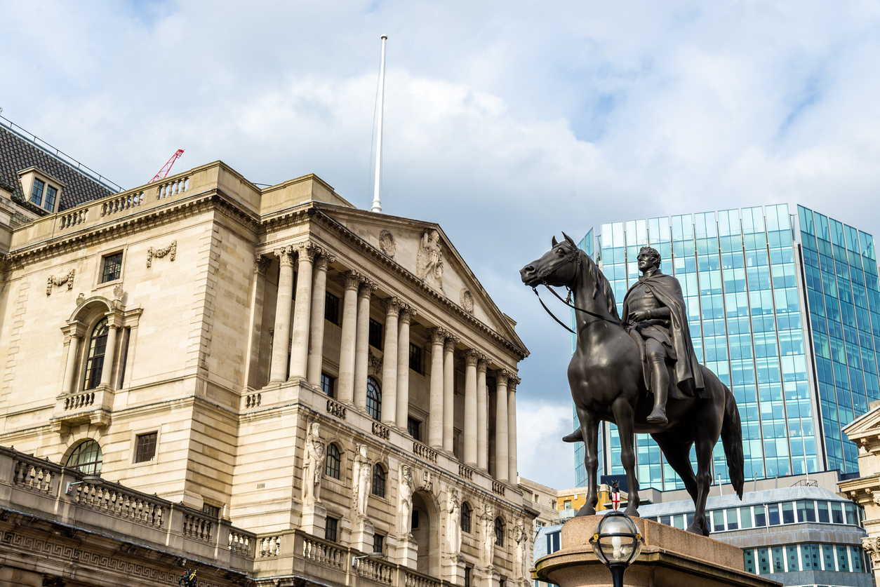Wellington statue outside the Bank of England
