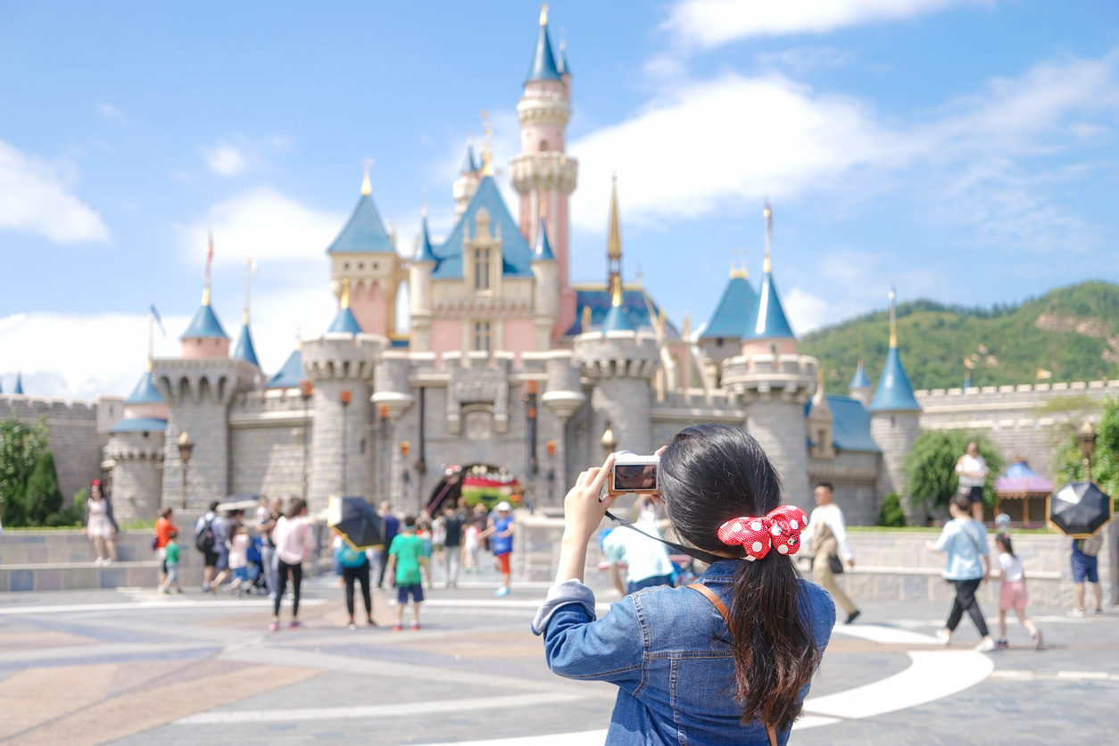 Sleeping Beauty Castle at Disneyland Hong Kong