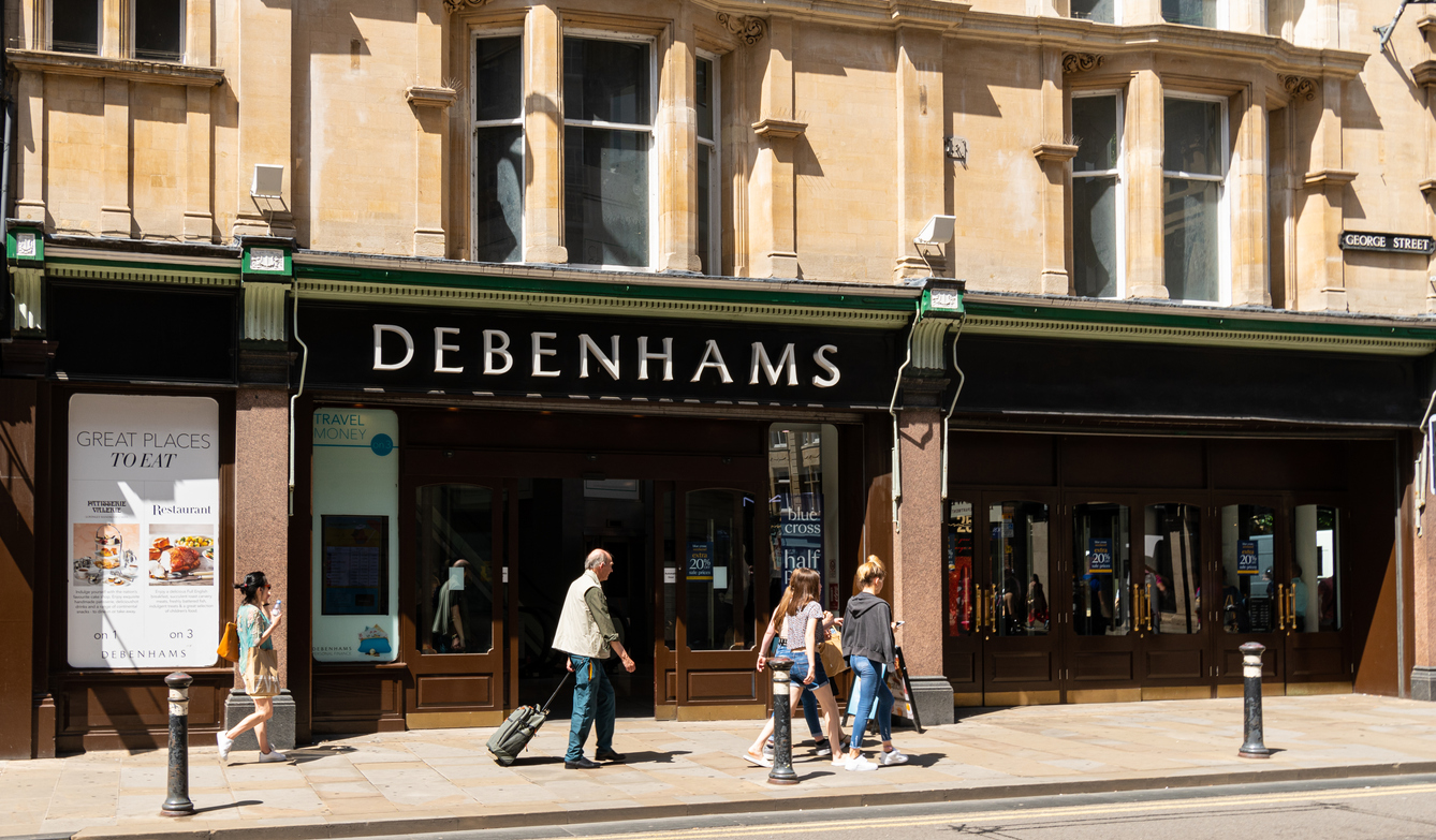 Debenhams department store on George Street, Oxford