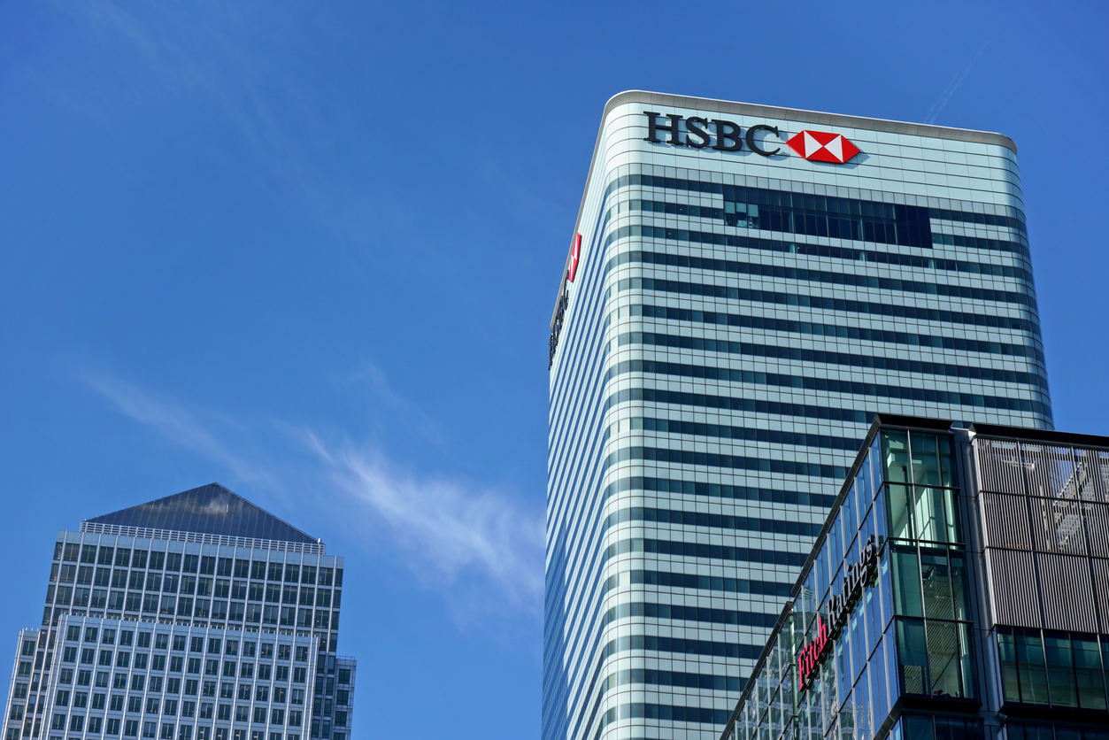 HSBC Holdings headquarters at 8 Canada Square, Canary Wharf