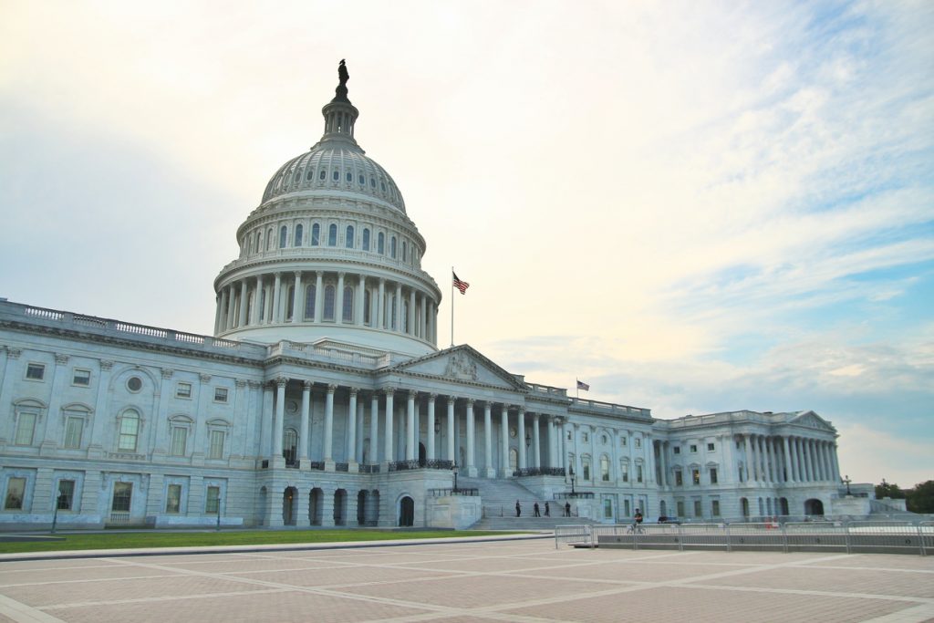 The Capitol Building in Washington, DC