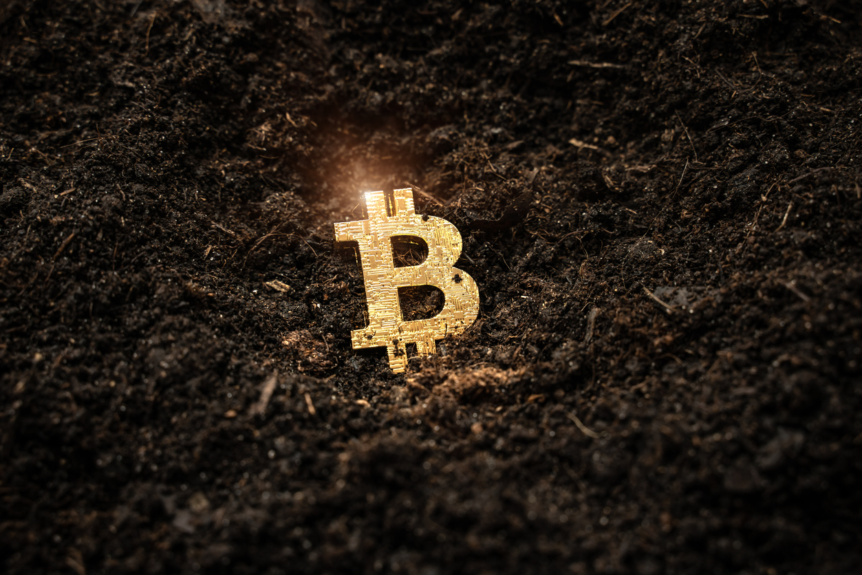 Bitcoin buried underground