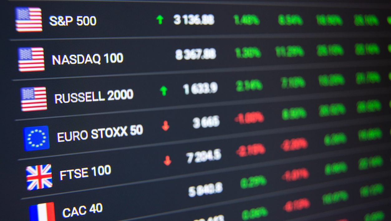 Stock market index tracker