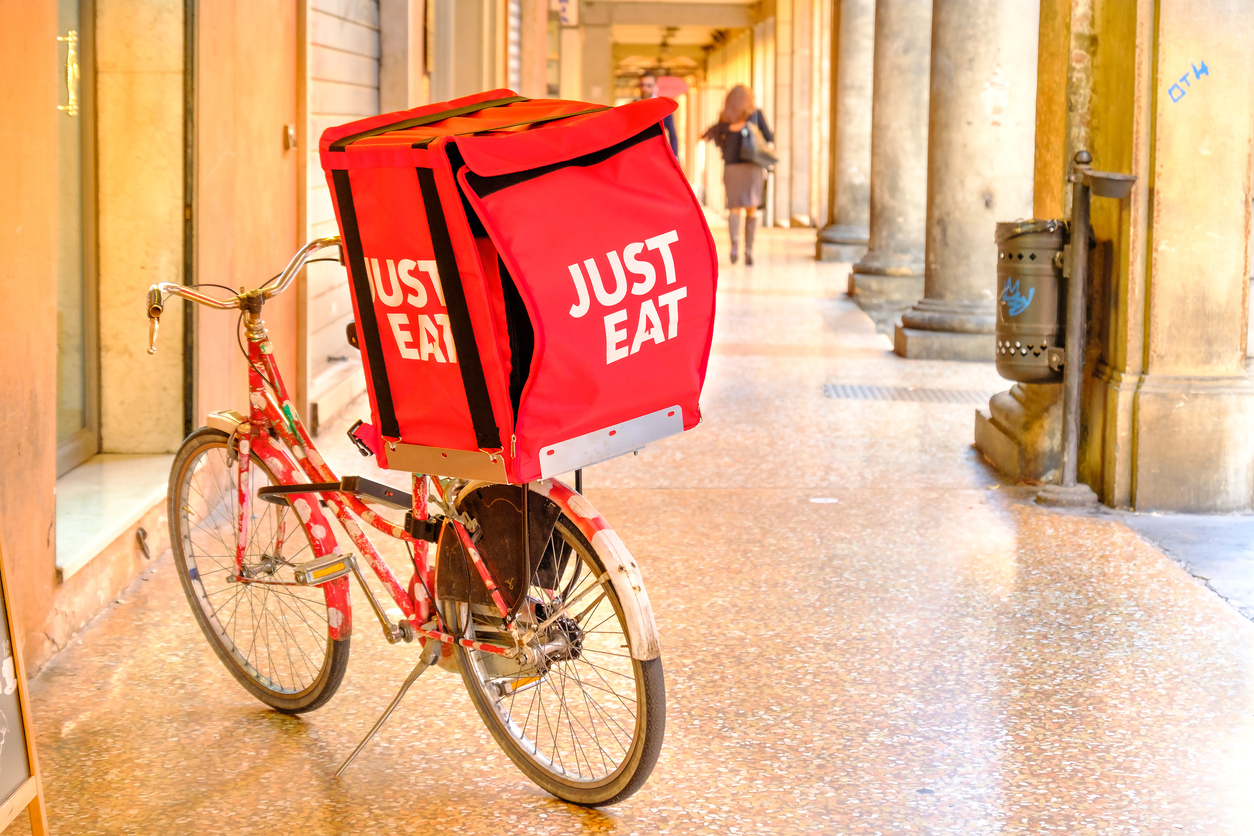 Just Eat delivery bicycle
