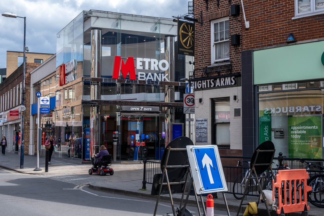 Street in Kingston Upon Thames, London, UK