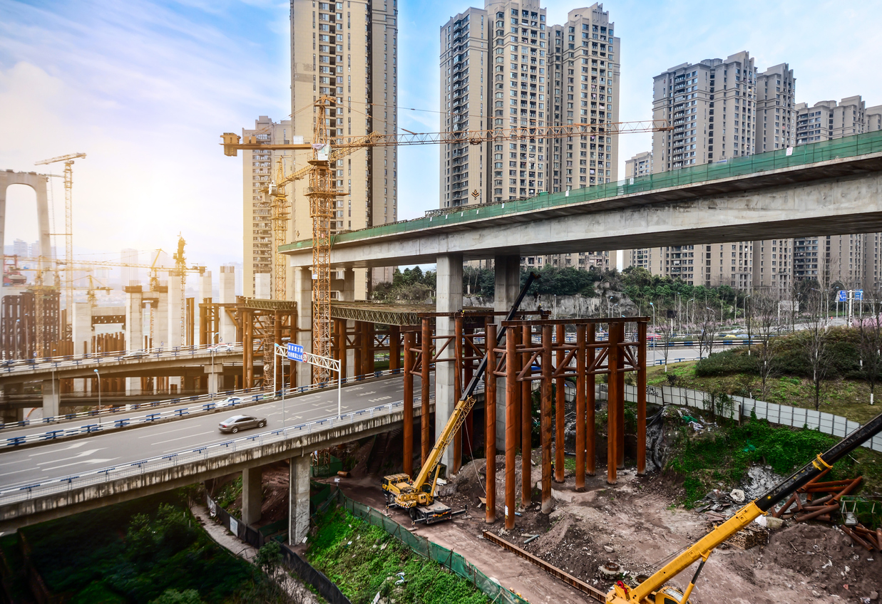 Property development, China