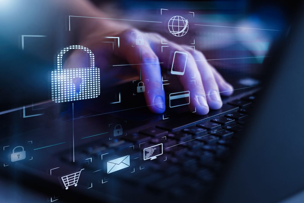 Cyberattack concept