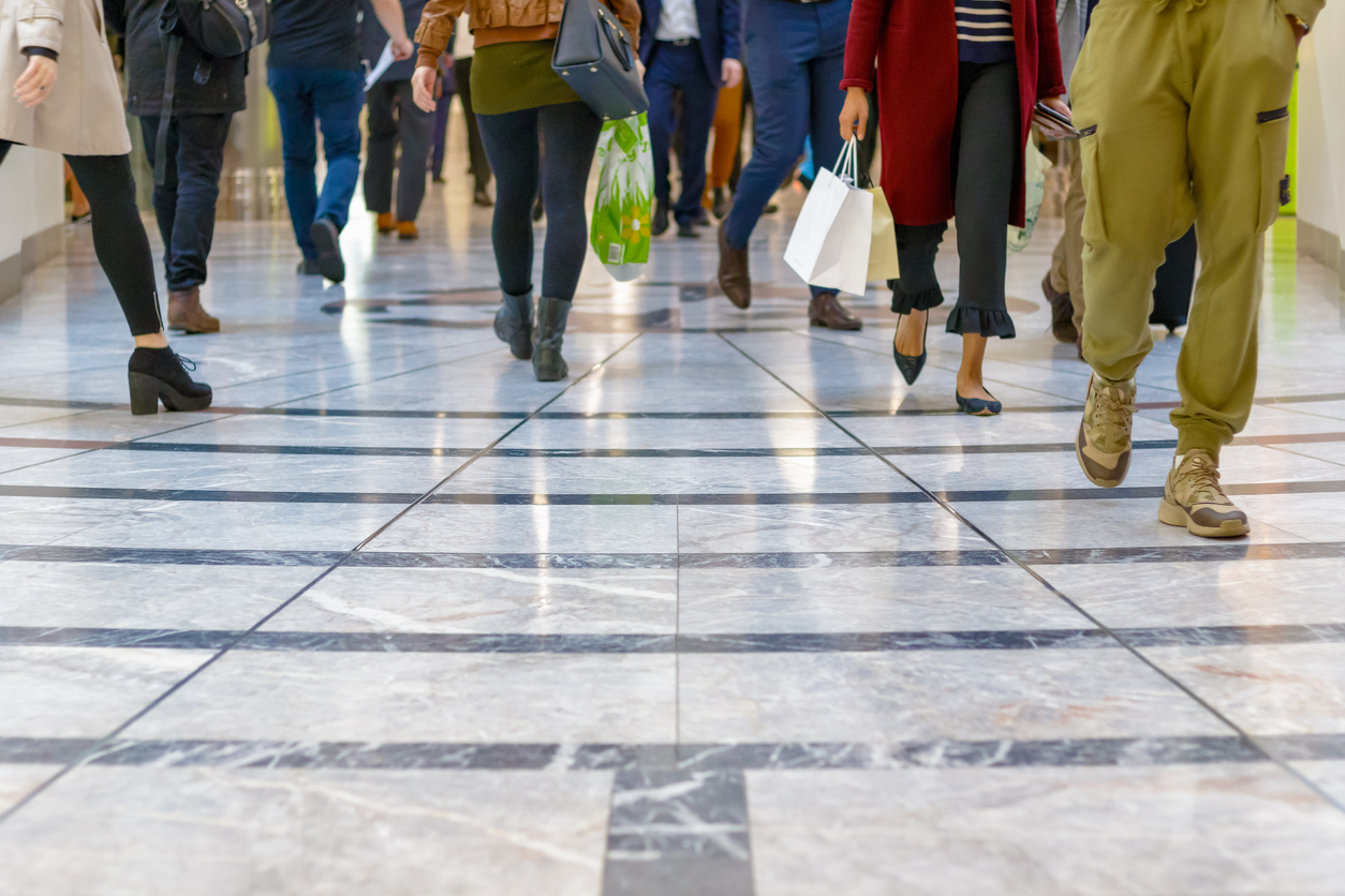 Shoppers in the UK