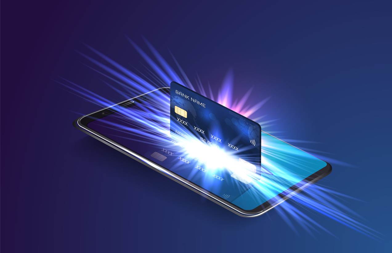 Virtual credit card concept