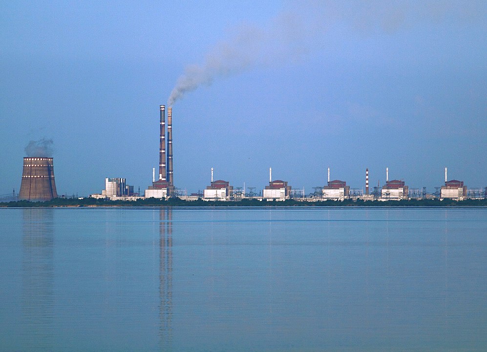 Zaporizhzhia nuclear power plant, Ukraine.