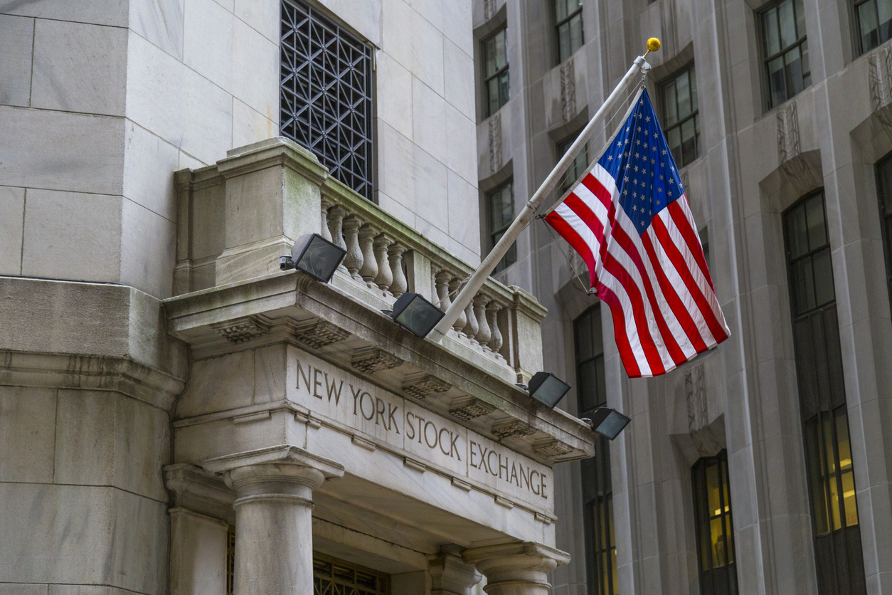The side entrance of New York Stock Exchange, NYC