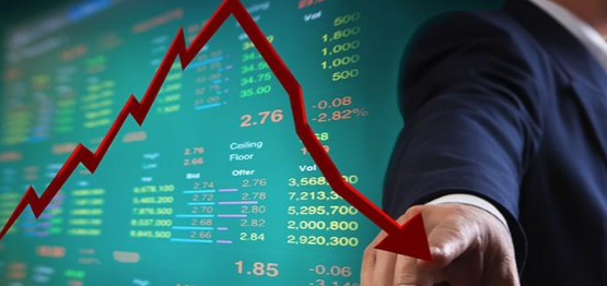 Forex trading; stock market graph