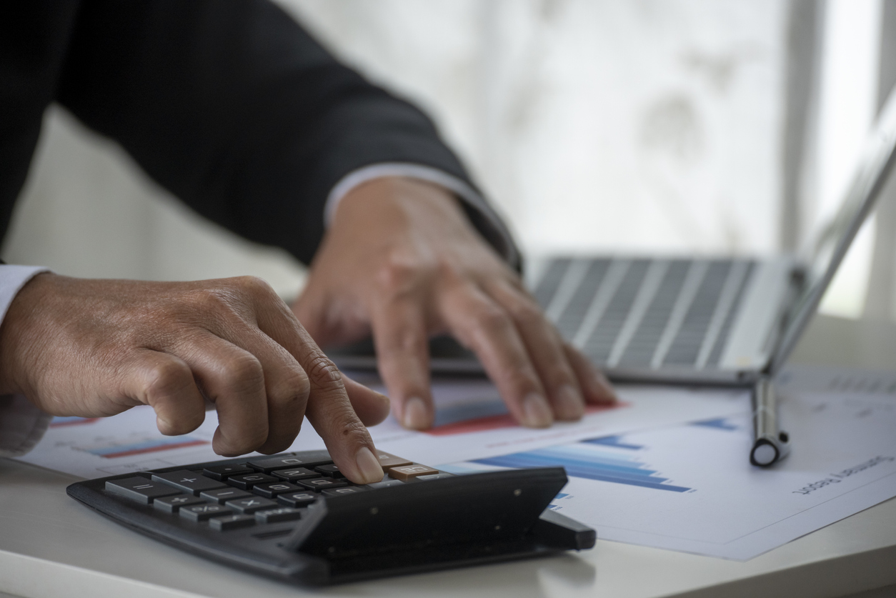 Man weighing up investment options