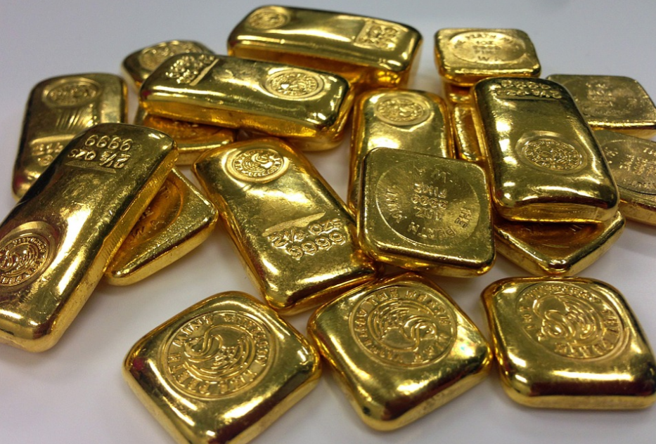 Blocks of gold
