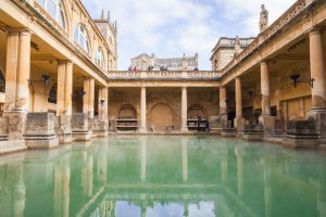 roman baths of bath, somerset. uk