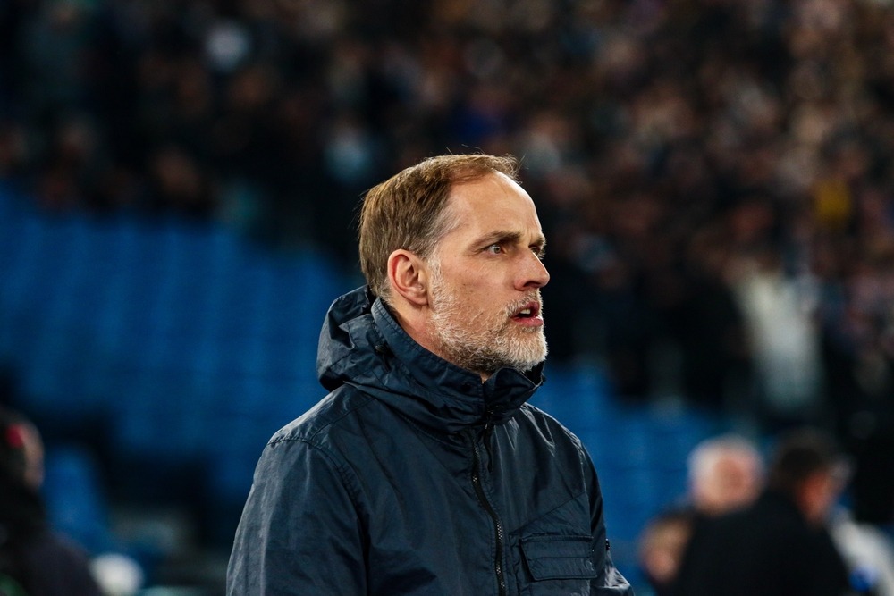 rome,,italy,14th,february,2024:,thomas,tuchel,of,fc,bayern