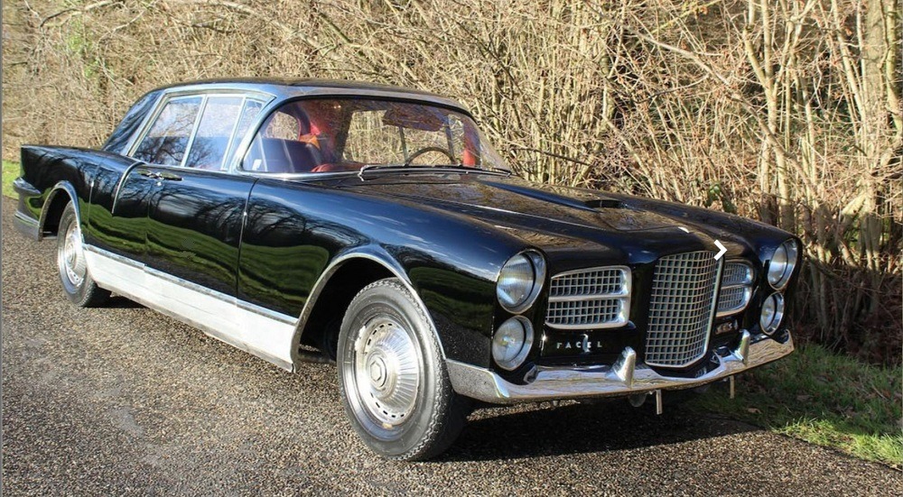 Phil Collins’ 1958 Facel Vega Excellence, a rare luxury classic car, showcasing his passion for vintage automobiles.