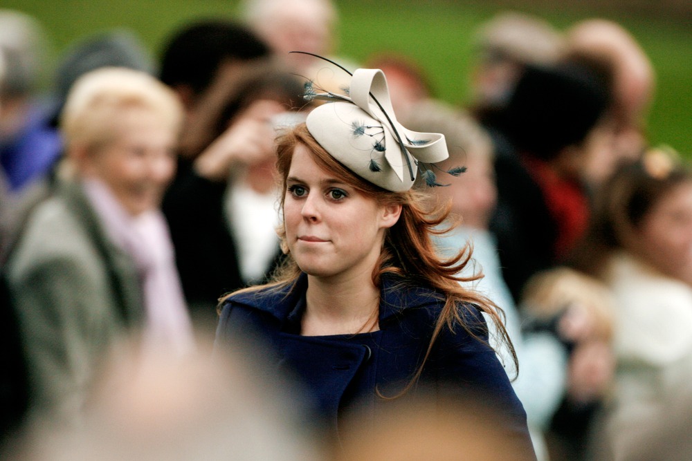 sandringham,,united,kingdom, ,december,25,,2006:,princess,beatrice,attends