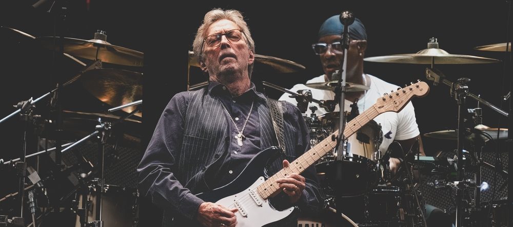 detroit,,michigan, usa ,september,10,,2022:,eric,clapton,performs,with