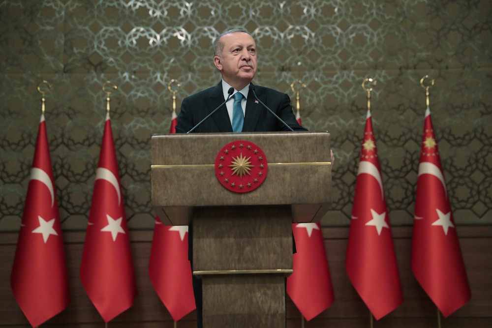 ankara,,cankaya,/,turkey, ,april,30,2019:,turkey,president