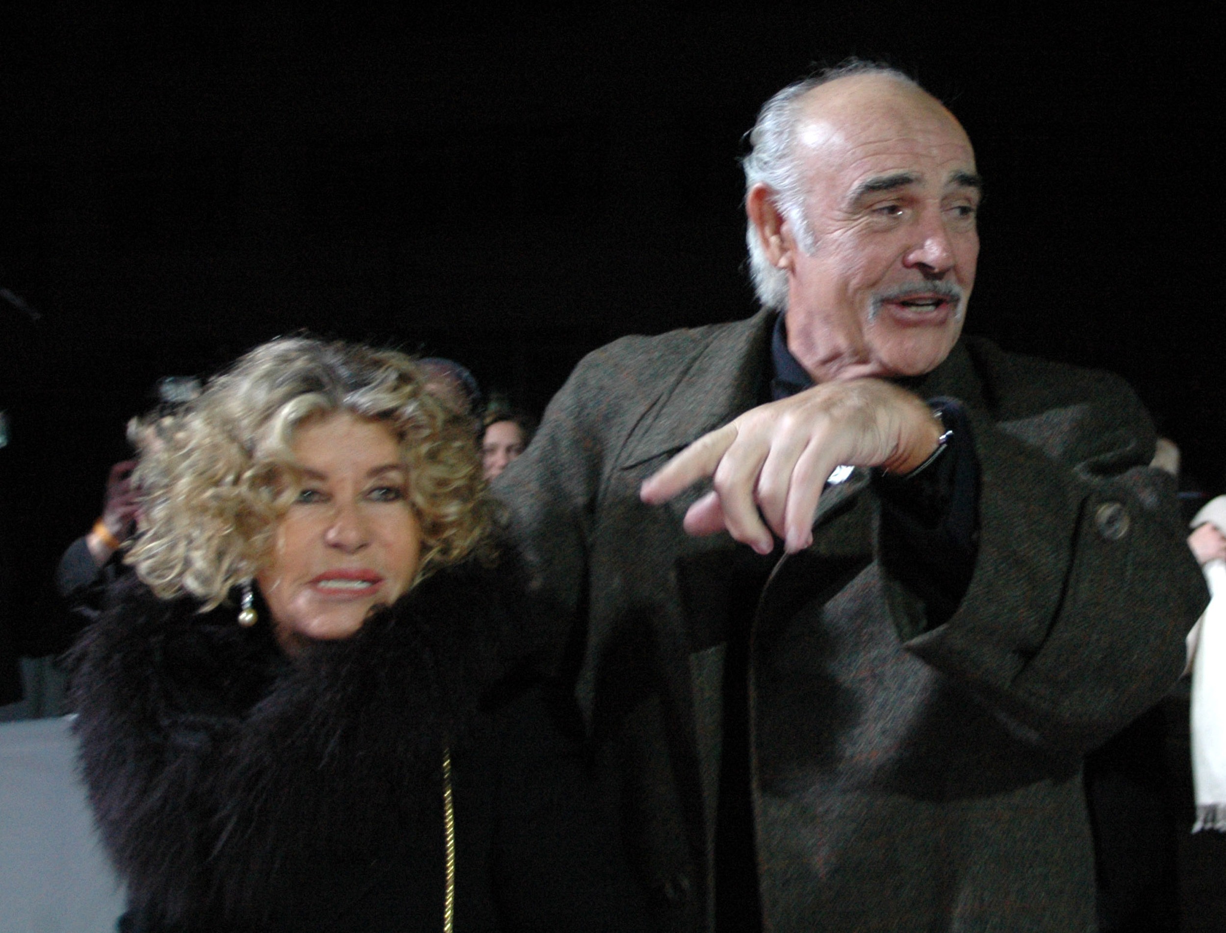 december,3,,2005, ,berlin:,sean,connery,with,his,wife
