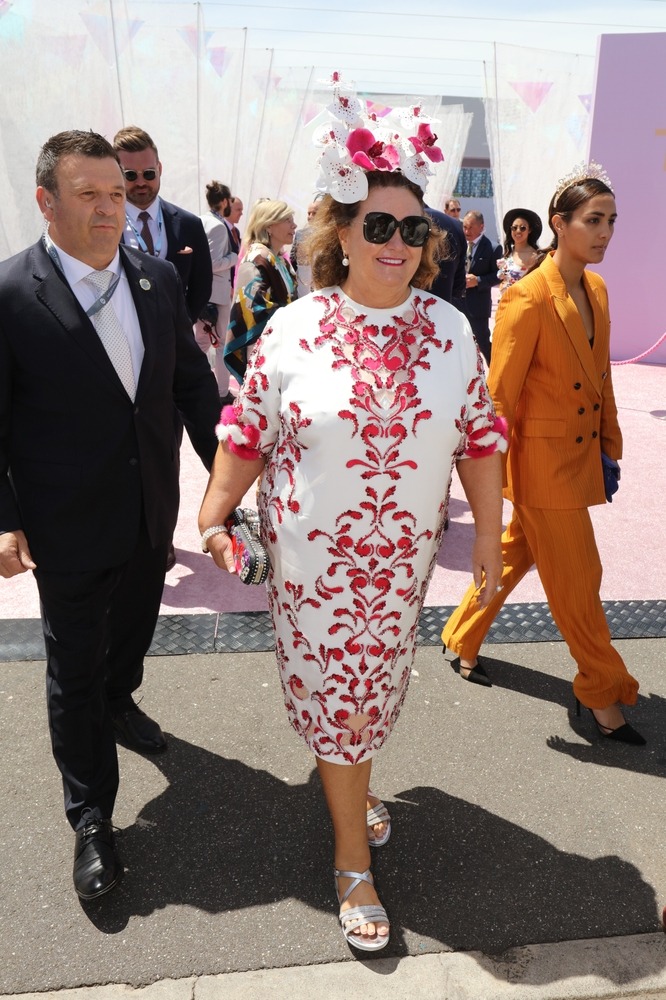 melbourne,,australia, ,november,05,,2019:,gina,rinehart,arrives,on