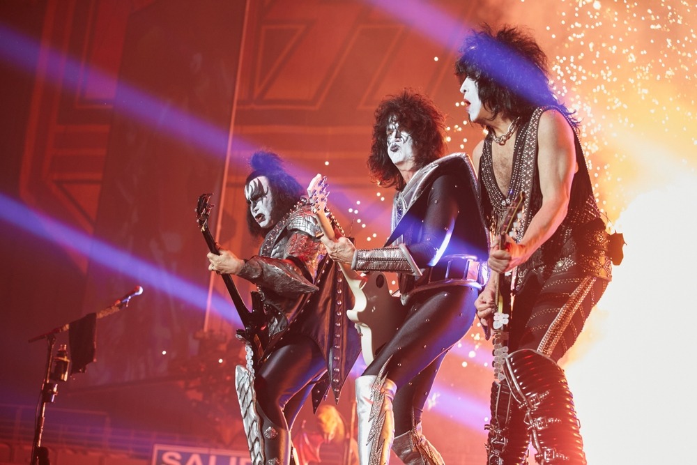wizink,center,,madrid,,spain, ,3,july,2022:,kiss, 