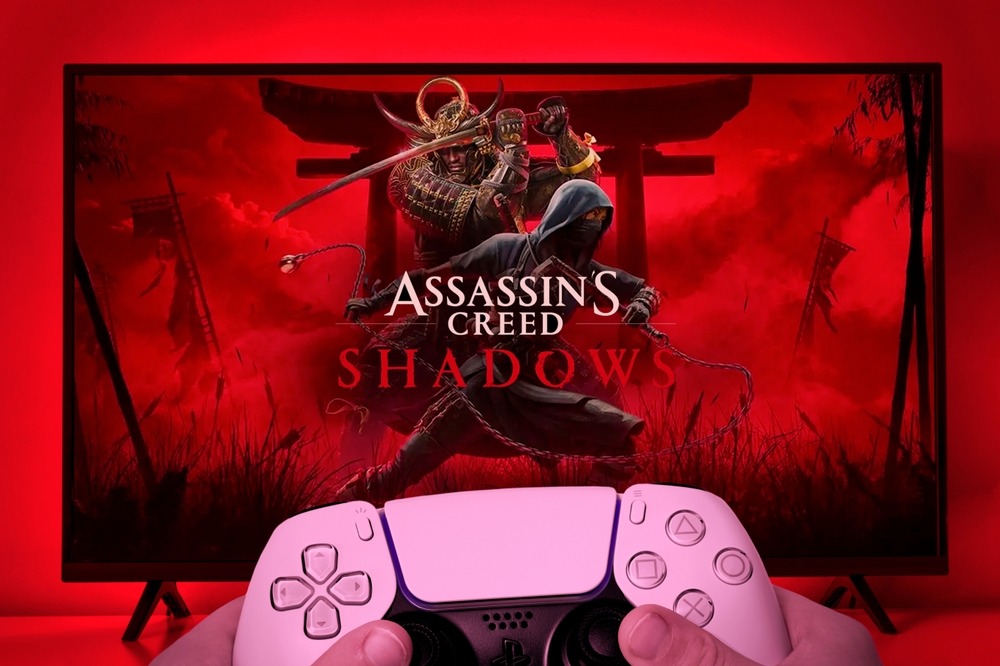 playing,new,assassins,creed,shadows,with,dual,sense,controller,,16