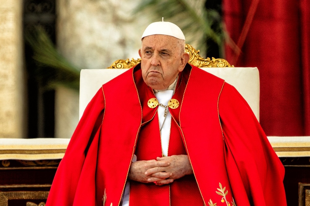 rome,italy,24,3,2024:,pope,francis,bergoglio,celebrates,mass