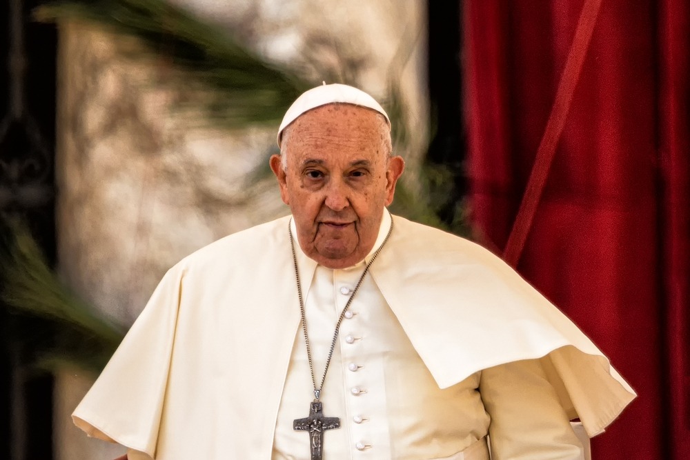 rome,italy,24,3,2024:,pope,francis,bergoglio,celebrates,mass