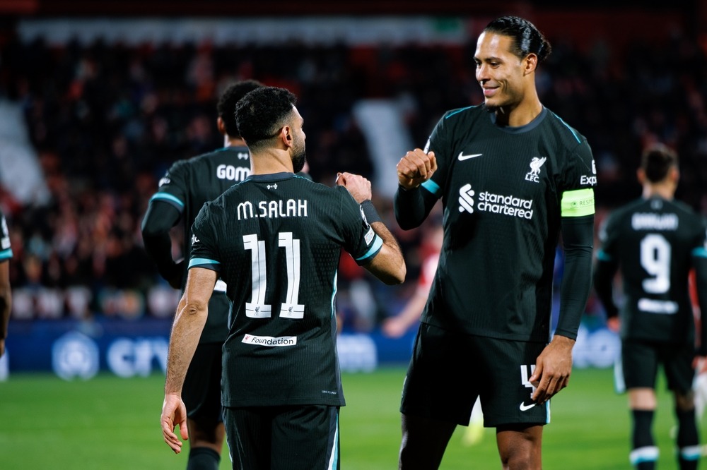 girona,,spain.,10th,dec,,2024.,mohamed,salah,(l),and,van