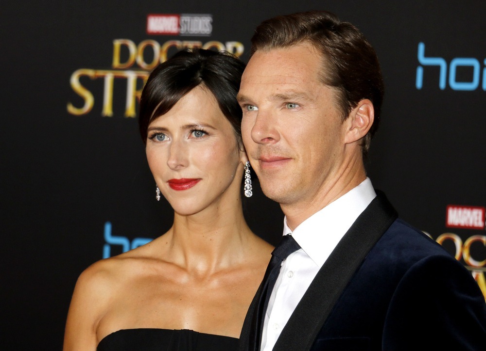 benedict,cumberbatch,and,sophie,hunter,at,the,world,premiere,of