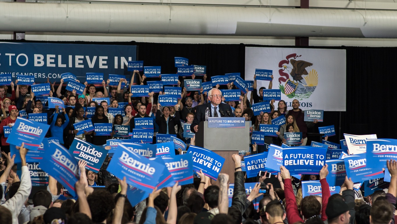 bernie sanders a future to believe in rally in illinois