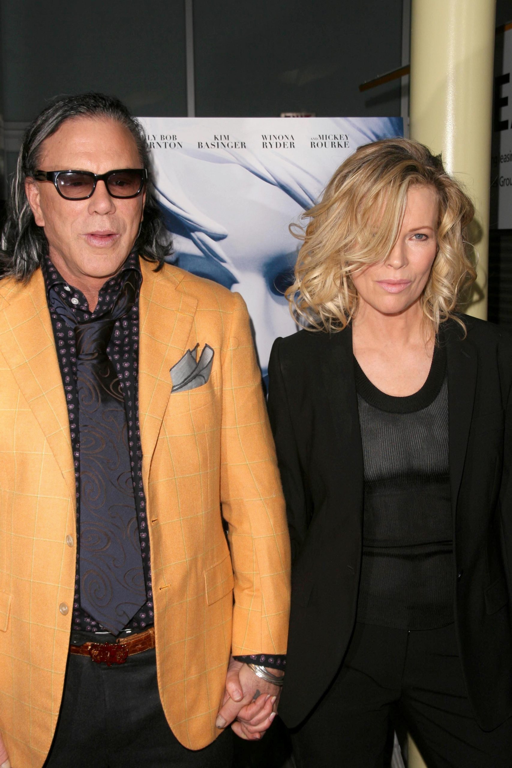 mickey,rourke,and,kim,basinger,at,the,los,angeles,premiere