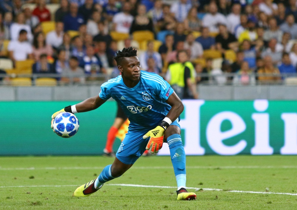 kyiv,,ukraine, ,august,28,,2018:,goalkeeper,andre,onana,of