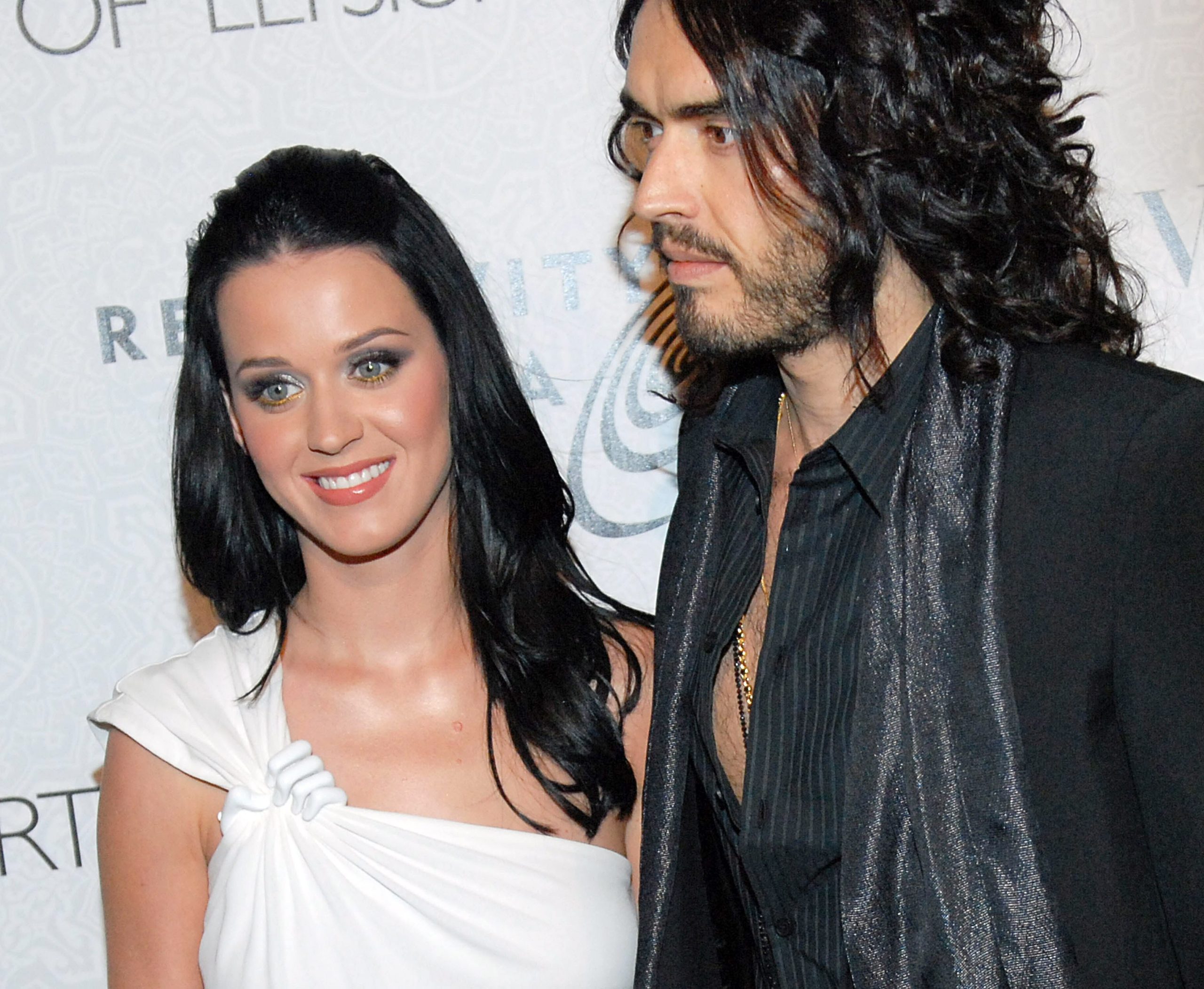 katy,perry,,russell,brand,at,the,art,of,elysium's,annual
