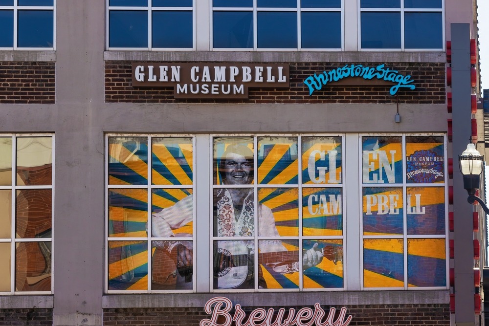 nashville,,tennessee,,usa, ,november,7,,2021:,glen,campbell,museum