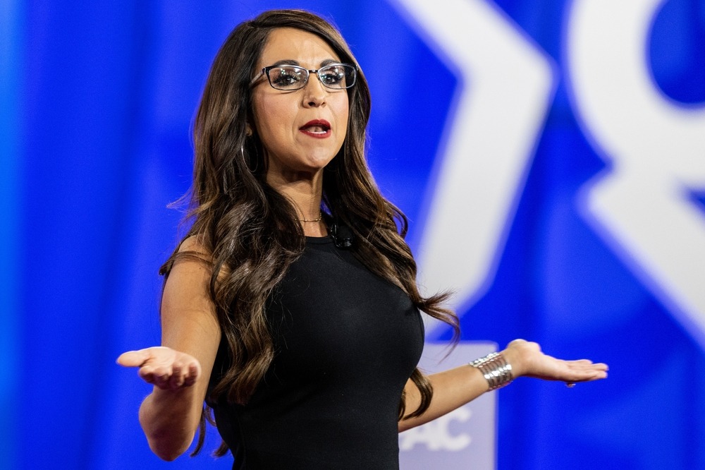 congresswoman,lauren,boebert,speaks,during,cpac,texas,2022,conference,at