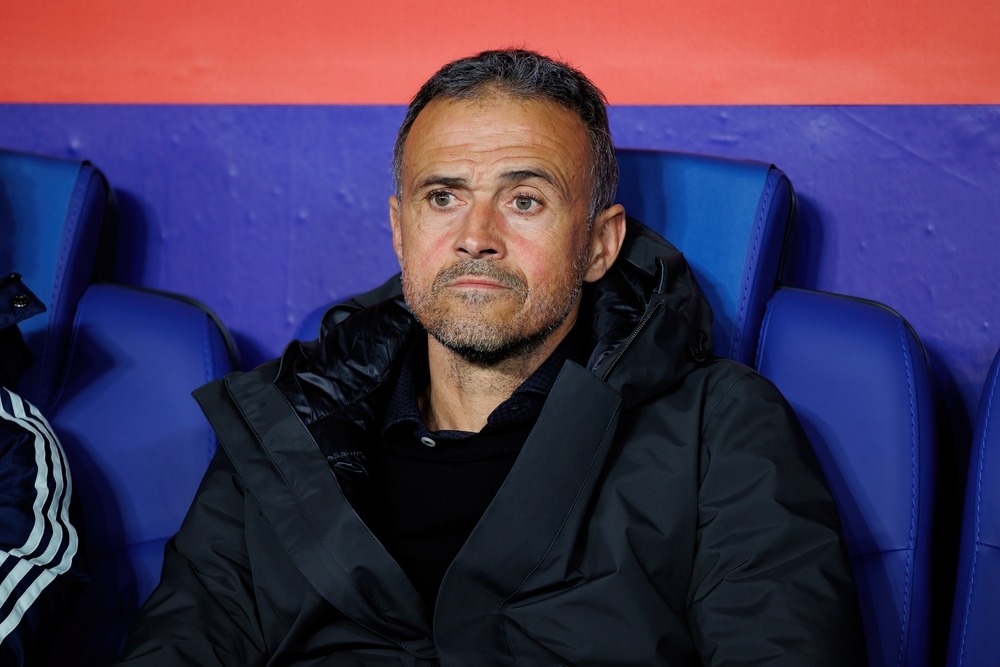 barcelona, ,mar,26:,the,coach,luis,enrique,in,action