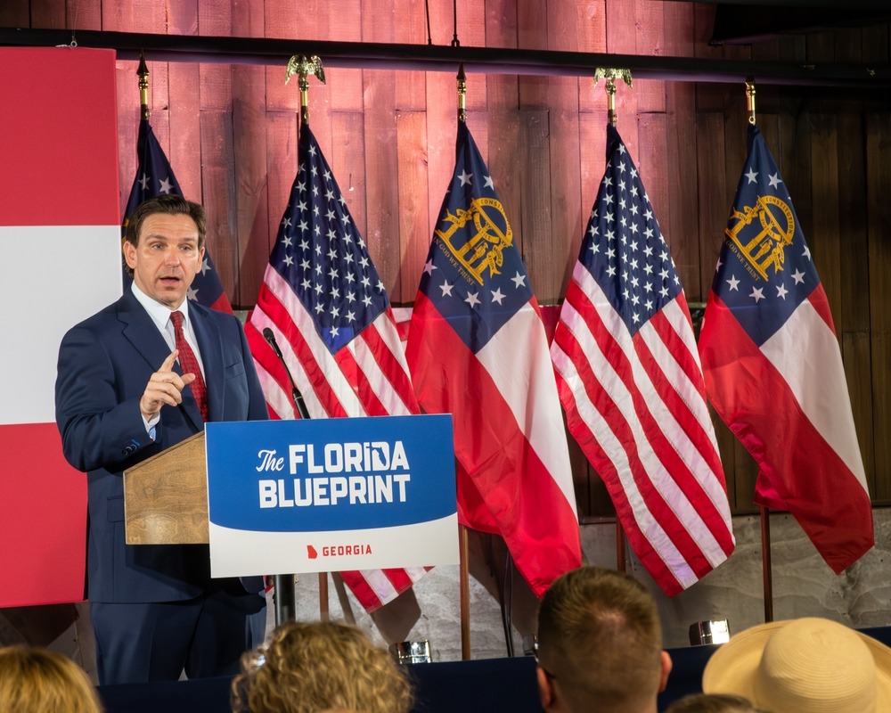 smyrna,,georgia,usa, ,march,30,,2023:,florida,governor,ron
