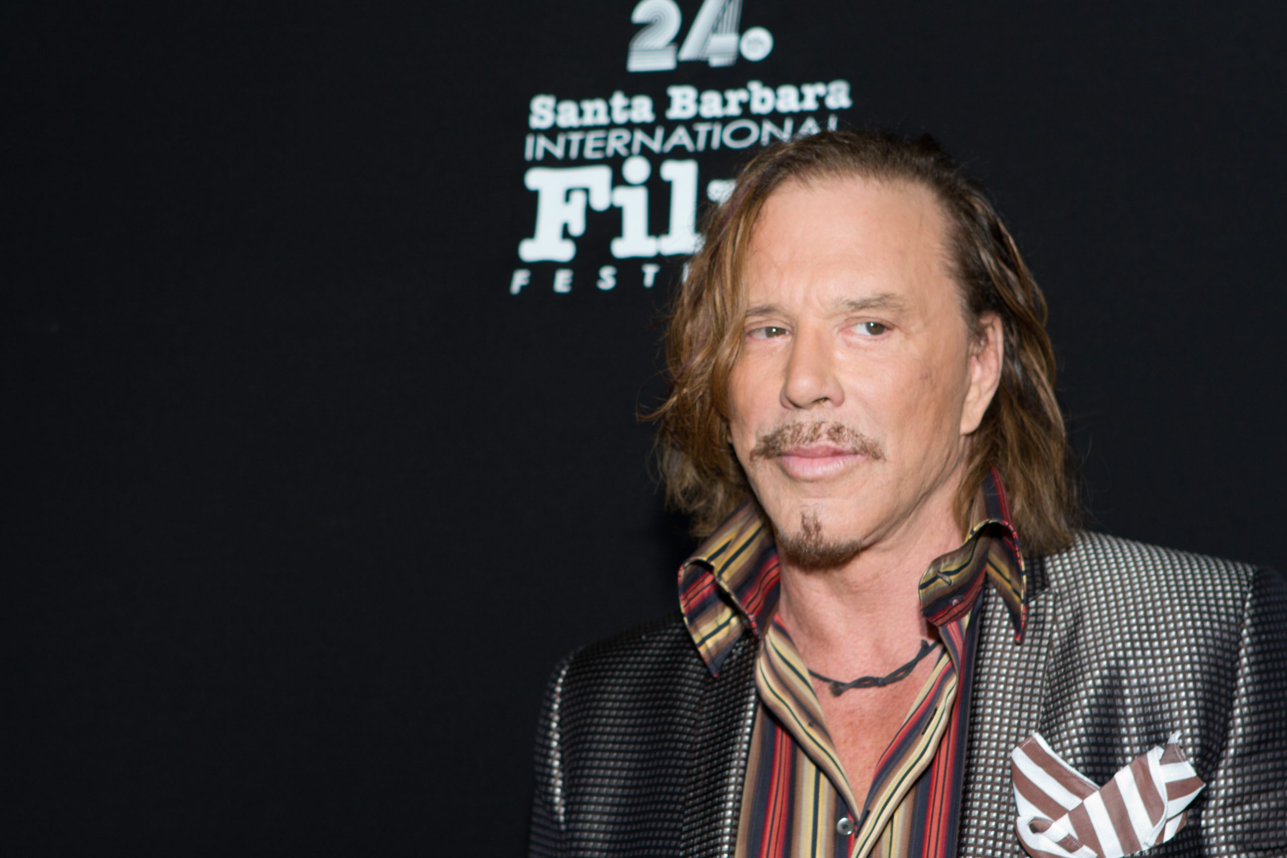 santa,barbara,,ca,jan.,31, ,oscar,nominee,mickey,rourke