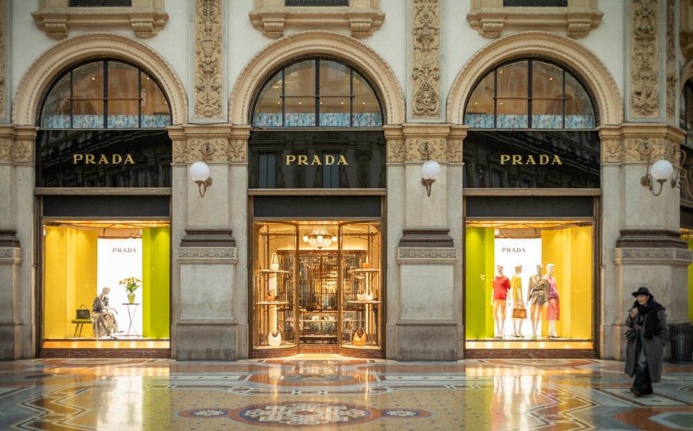 milan,italy, ,jan,22,2024:,the,prada,designer,store