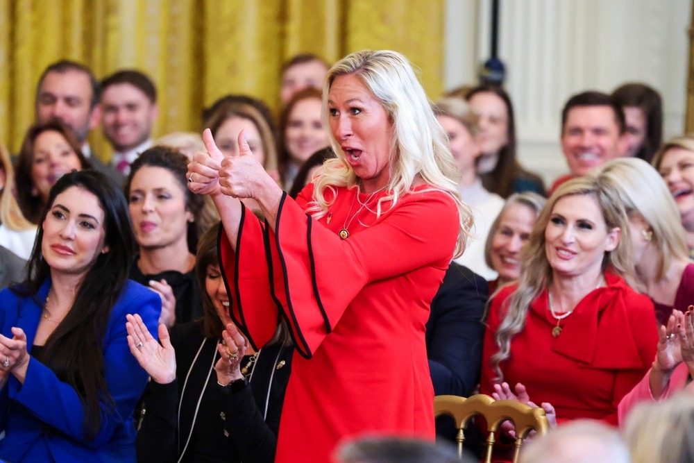 washington,,feb,5,2025:,marjorie,taylor,greene,thumbs,up