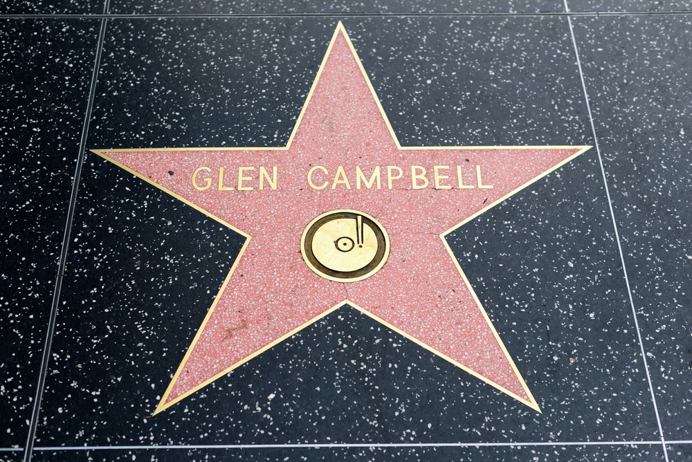 hollywood,,ca, ,december,06:,glen,campbell,star,on,the