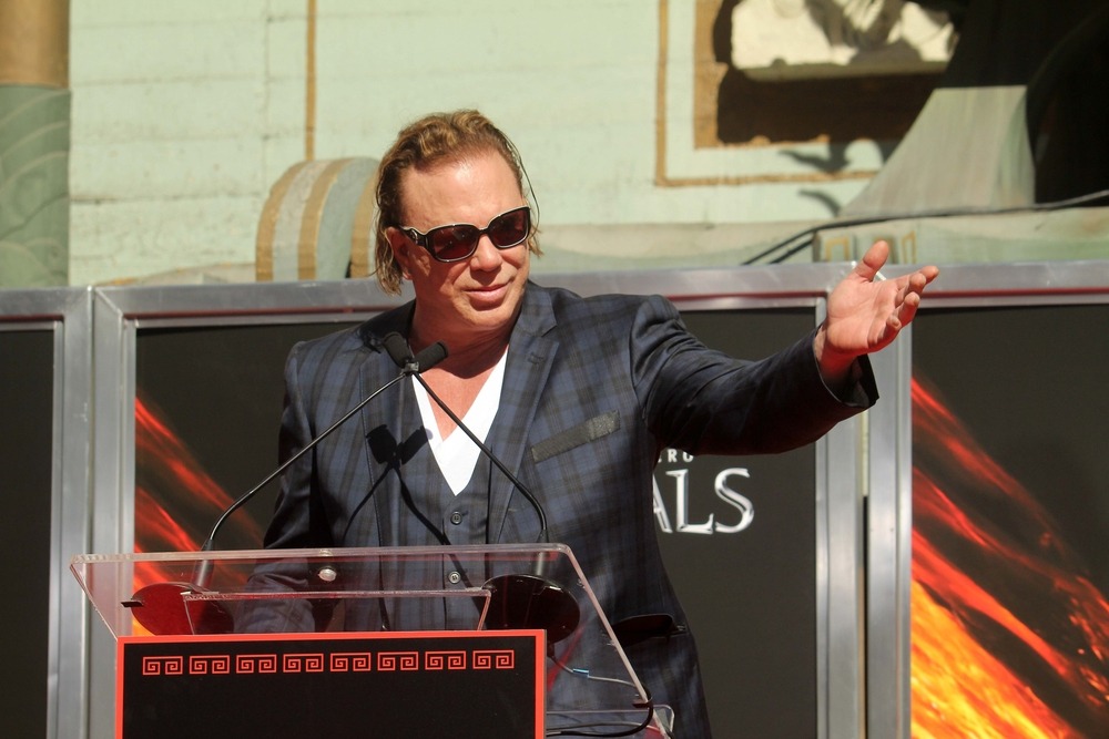 mickey,rourke,at,a,hand,and,foot,print,ceremony,for