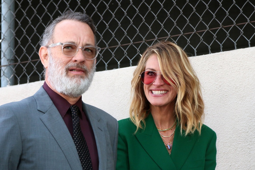 los,angeles, ,mar,29:,tom,hanks,,julia,roberts,at