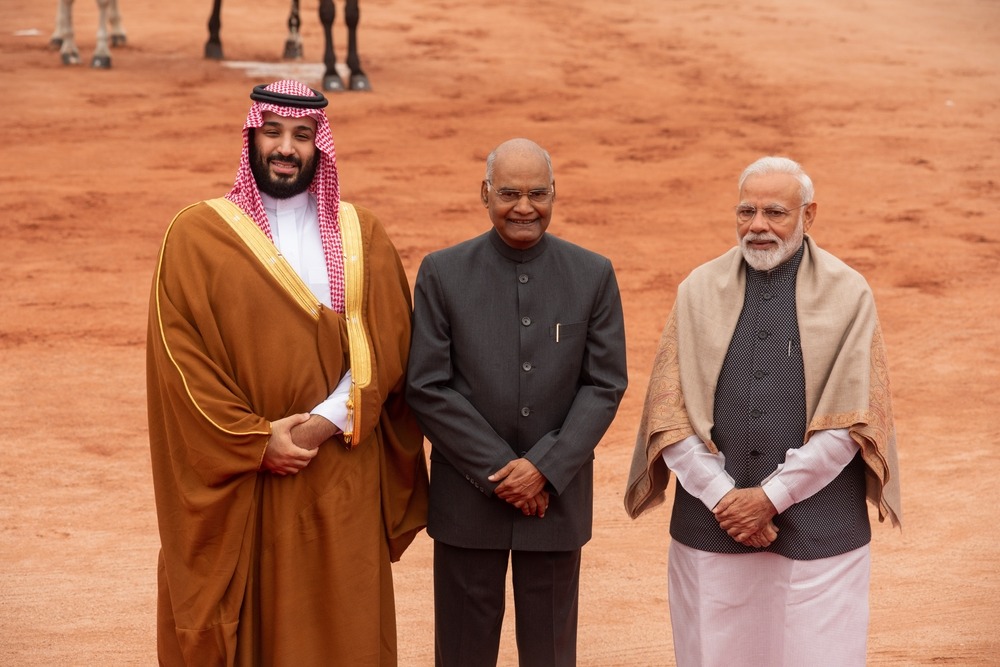 new,delhi,,india feb,20,,2019:,mohammed,bin,salman,,saudi,arabia's