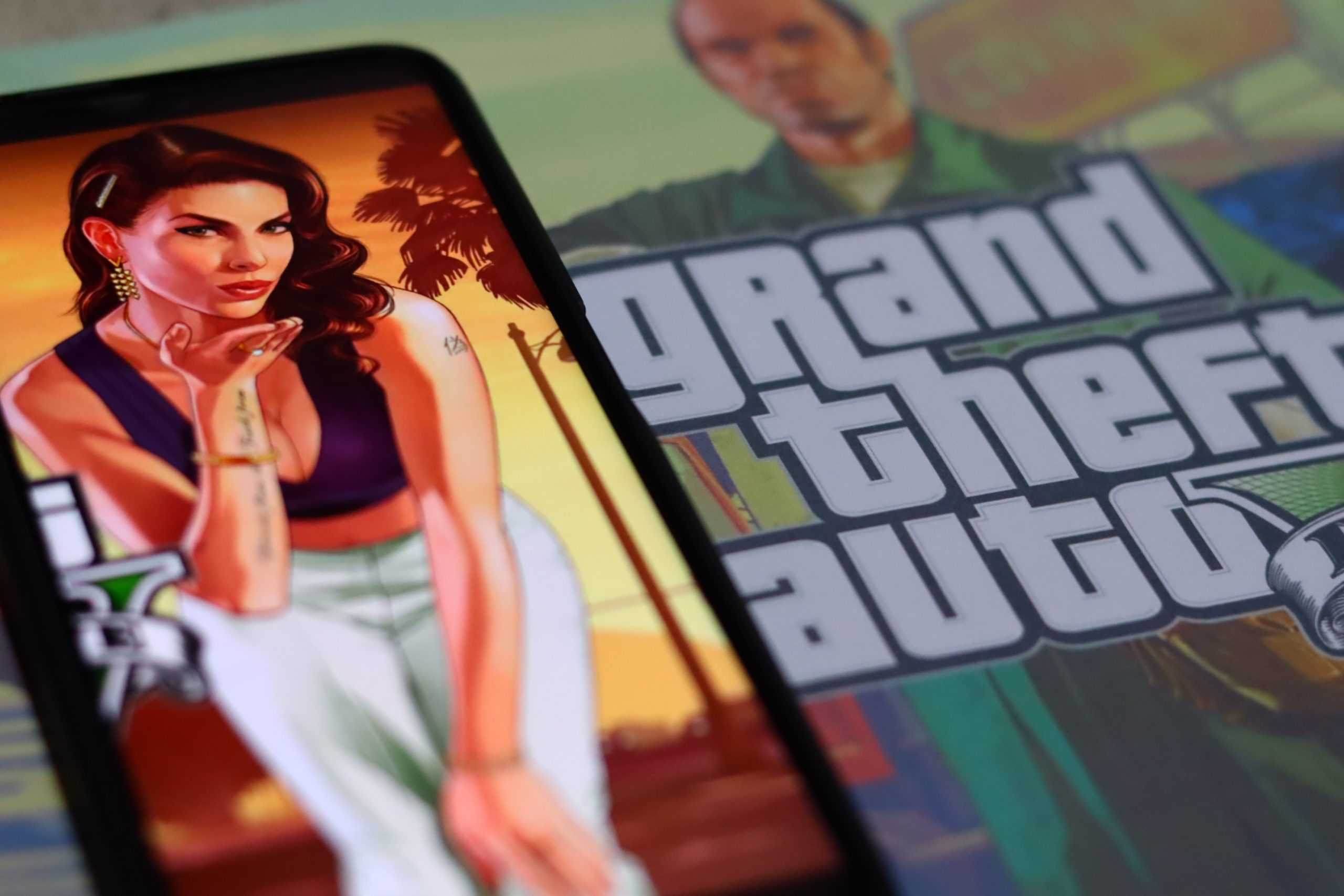 veliki,preslav,,bulgaria ,june,17,2022:,black,phone,with,gta